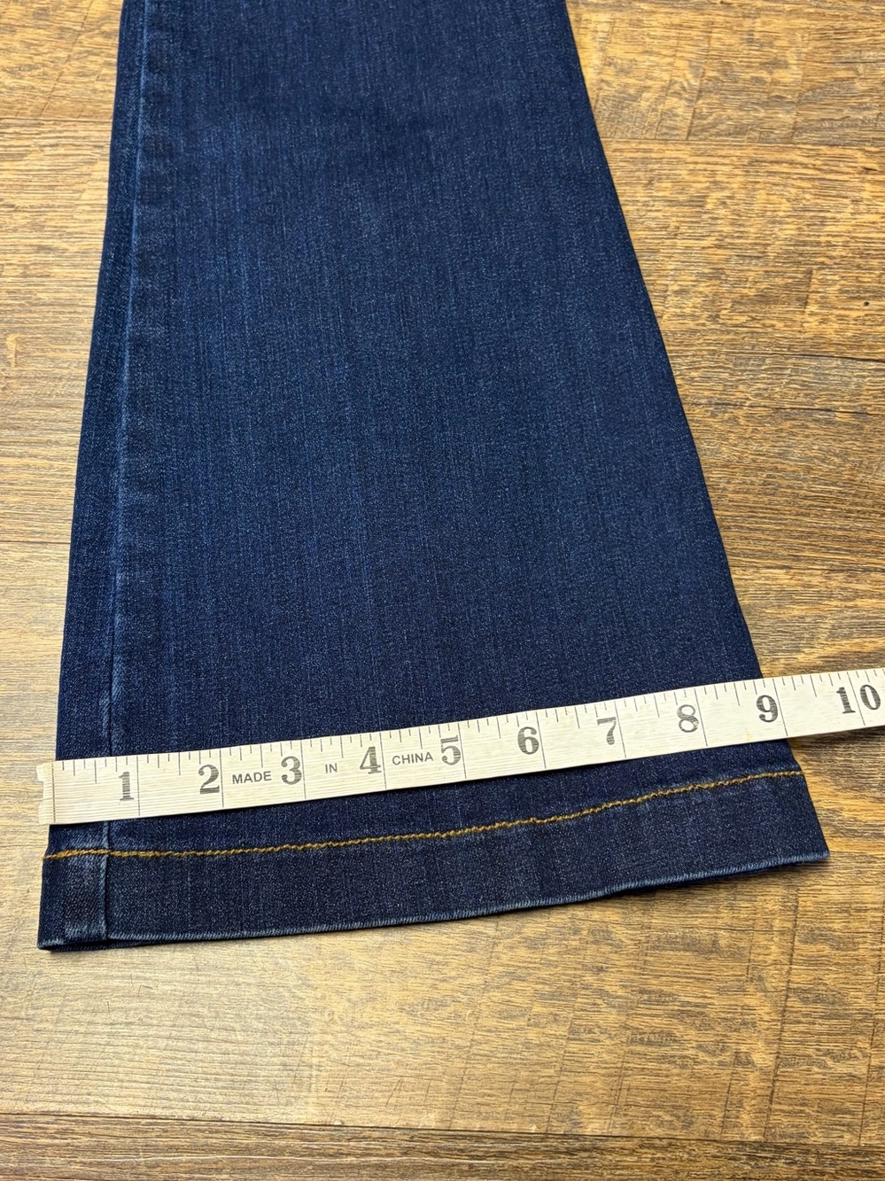 NEW SPANX Flare Jeans Pull On Stretch Midnight Shade Womens Small Shaping - Picture 3 of 12